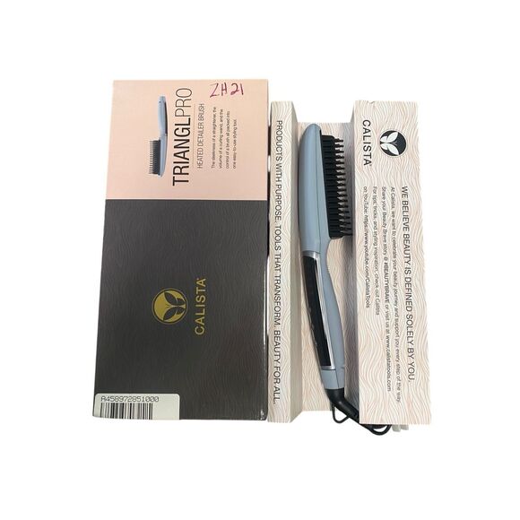 Calista Triangl Pro Heated Detailer Brush in River Blue NIB - Picture 1 of 1